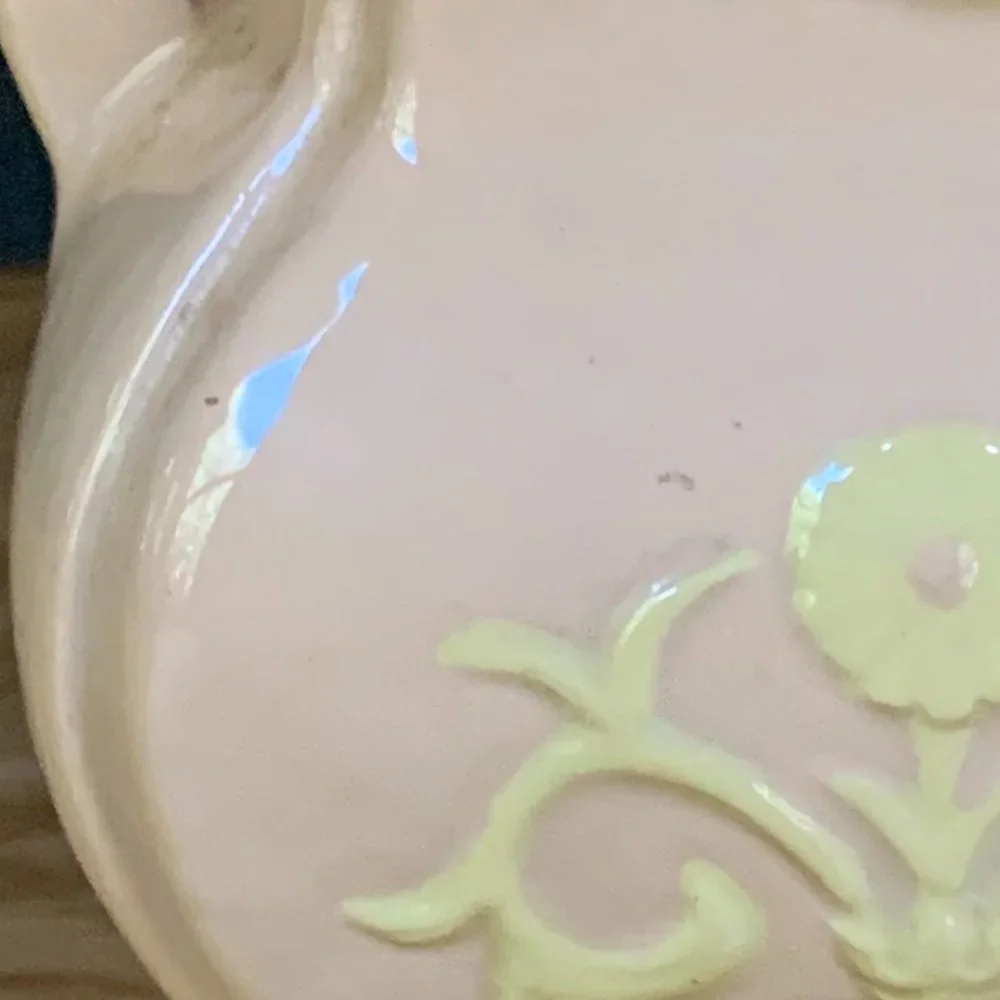 VTG Vase Cameo -like Handles Woman Ceramic Soft Pink - Picture 11 of 12
